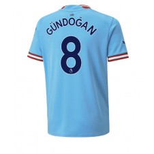Manchester City Ilkay Gundogan #8 Hjemmedrakt 2022-23 Kortermet